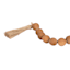 Wood Beaded Decor with Tassels, 29.5"