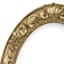 Ornate Oval Tabletop Picture Frame, 4x6