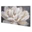 Providence White & Gold Floral Canvas Wall Art, 40x20