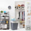 Grey Y-Weave Storage Basket, Small