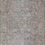 (A495) Honeybloom Ballard Blue Floral Medallion Area Rug, 5x7