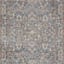 (A495) Honeybloom Ballard Blue Floral Medallion Accent Rug, 3x5