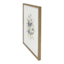 Honeybloom Glass Framed Blue Botanicals Print Wall Art, 17x21