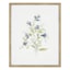 Honeybloom Glass Framed Blue Botanicals Print Wall Art, 17x21