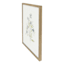 Honeybloom Glass Framed Blue Botanicals Print Wall Art, 17x21