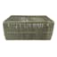 Green Lidded Paper Storage Basket, Medium