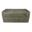 Green Lidded Paper Storage Basket, Small