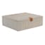 Ty Pennington Natural Seagrass Decorative Box with Button Handle, Large
