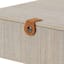 Ty Pennington Natural Seagrass Decorative Box with Button Handle, Large