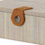 Ty Pennington Natural Seagrass Decorative Box with Button Handle, Small