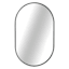 Crosby St. Black Oval Wall Mirror, 24x38