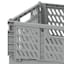 Grey Collapsible Storage Basket, Medium