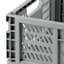 Grey Collapsible Storage Basket, 15l