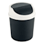 Black Lidded Trash Can, 1.5l