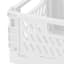 White Collapsible Storage Basket, Small