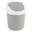 Grey Lidded Wastebasket, 1.5l