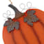 Homespun Harvest Metal Pumpkin Yard Stake, 23.6"