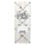 Whitewashed Plank String Collage with Clothespin Photo Clips, 10x25