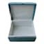 Found & Fable Blue Fabric Box, 4x7