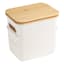 2-Pack Basket with Bamboo Lid, Medium
