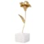 Providence Gold & White Floral Figurine, 11"