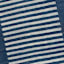 (B856) Honeybloom Roka Blue & White Striped Accent Rug, 3x5