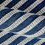 (B856) Honeybloom Roka Blue & White Striped Area Rug, 8x10