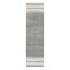 (A499) Ty Pennington Thornton Grey Woven Runner, 2x7