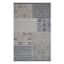 (A508) Ty Pennington Elmwood Blue & Ivory Patch Patterned Area Rug, 7x9