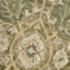 (A496) Honeybloom Victoria Sage Floral Hooked Area Rug, 5x7