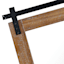 Ty Pennington Metal with Hooks Rectangle Wall Mirror, 24X31