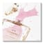 Fashion Bottle Splash Canvas Wall Art, 10"