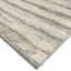(A500) Found & Fable Fallows Ivory & Grey High Low Tufted Area Rug, 8x10