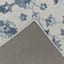 (A502) Providence Tacoma Blue Floral Hooked Area Rug, 8x10