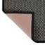 Tonal Dark Grey Puff-Back Washable Kitchen Mat, 21x34