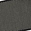 Tonal Dark Grey Puff-Back Washable Kitchen Mat, 21x34