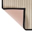 Natural & Black High-Low Puff-Back Washable Kitchen Mat, 21x34