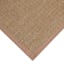 Solid Natural Textured Puff-Back Washable Kitchen Mat, 21x34
