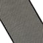 Tonal Dark Grey Puff-Back Washable Kitchen Runner, 2x5