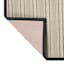 Natural & Black Puffback High-Low Washable Kitchen Runner, 2x5