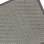 Tonal Light Grey Puff-Back Washable Kitchen Runner, 2x5