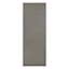 Tonal Light Grey Puff-Back Washable Kitchen Mat, 21x34
