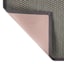 Tonal Light Grey Puff-Back Washable Kitchen Mat, 21x34