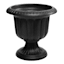 Classic Black Urn Outdoor Planter, Medium