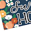 Home Sweet Home Rubber Doormat, 18x30