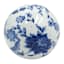 Providence Blue & White Floral Porcelain Sphere, 3"