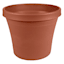Terracotta Terra Living Outdoor Planter with Pre-Drilled Hole, Large