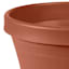 Terracotta Terra Living Outdoor Planter with Pre-Drilled Hole, Large