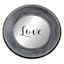 3-Piece Live, Love, Laugh Silver Wall Mirror Set, 10"