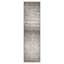 (B812) Laila Ali Firenze Grey & Black Starburst Runner, 2x7